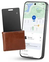 Smart Karte kompatibel mit Google Mein Gerät Finden(nur Android), Bluetooth Wallet Tracker, IP68, Globales Tracking, für Geldbörse, Koffer, Reisepass, 1 Pack 1 Pack Android Angebot bei HelloDeals