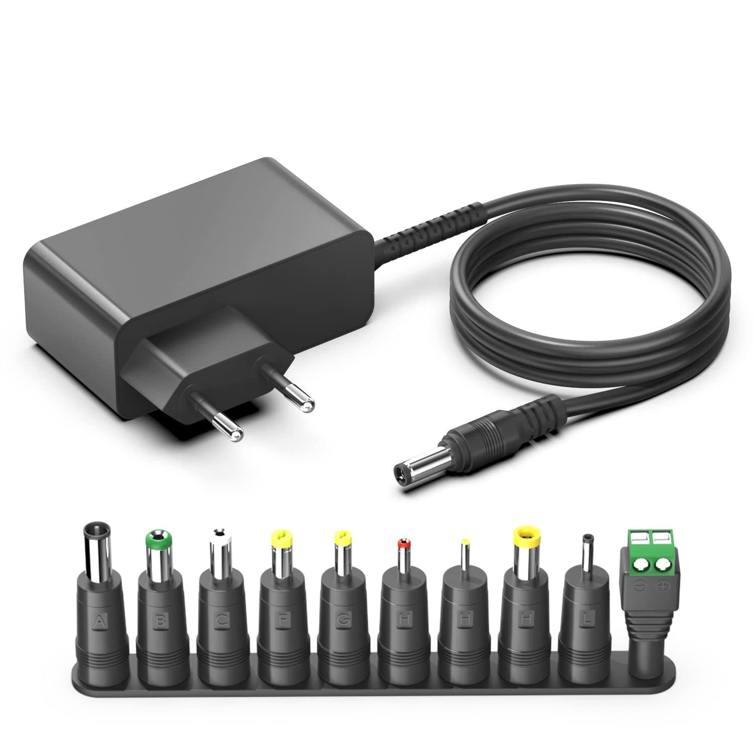 HKY Netzteil 24V, Steckernetzteil 100-240v 50-60hz 24V Universal AC/DC Netzadapter Transformator, Switching Adapter für Radiowecker, Nachtlicht, Speedport, Lichtleisten, USB-Hub, Switch, Router Angebot bei HelloDeals