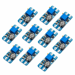 10 pcs DC-DC Step Up Boost Converter，Einstellbare Spannungsreglerplatine Booster Power2V-24V bis 5 V-28 V，Netzteil Power Module Kompatibel für Arduino Angebot bei HelloDeals