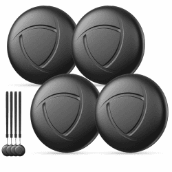 Smart Tracker Tags 4-Pack - Air GPS Tracker Kompatibel mit Apple Wo ist? (iOS NUR),Wasserdichter Gegenstandssucher,Bluetooth-Schlüsselfinder für Geldbörse,Gepäck,Austauschbare Batterie 4 Pack Schwarz Angebot bei HelloDeals