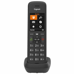 Gigaset C575HX - DECT-Mobilteil mit Ladeschale - Fritzbox-kompatibel - Schnurloses Telefon für Router und DECT-Basis - großes TFT Farbdisplay, schwarz [Deutsche Version] [Ohne Basis] Angebot bei HelloDeals