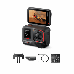 Insta360 Ace Pro 2 Standard-Bundle - 8K wasserdichte Actionkamera mit Leica entwickelt, 1/1,3" Sensor, Dual-KI-Chip-System, führende Schwachlichtleistung, bestes Audio, Flipscreen & KI-Editing Nachtschwarz Standard-Bundle Angebot bei HelloDeals