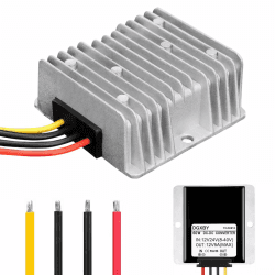 DC 8V-40V auf 12V 5A 60W Spannungswandler Automatischer Step Up Down Spannungsregler-Konverter Wasserdichter DC-DC 12V-Spannungsstabilisator Spannungs-begrenzer für Lüftermotor Angebot bei HelloDeals