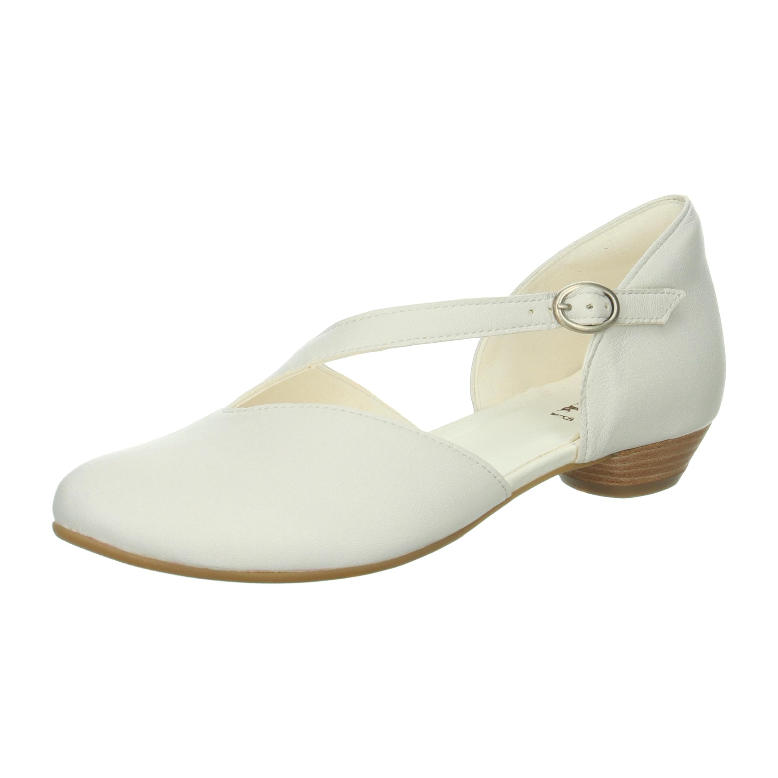 Think! Damen Grace Nachhaltige Ballerinas, Bianco 1000, 39 EU Angebot bei HelloDeals