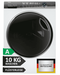 Haier Smarte Frontlader Waschmaschine 10kg I I-PRO SERIE 7 PLUS HW100-BD14979U1 I Washing Machine mit A-Effizienz, 1.400 U/Min. & leisem Direktantrieb I App, Selbstreinigungssystem & Vollwasserschutz I-PRO SERIE 7 PLUS 10 kg Angebot bei HelloDeals