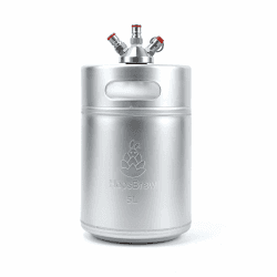 Mini 304 Edelstahl Keg Growler (5L Standard Silber mit Speer) Angebot bei HelloDeals
