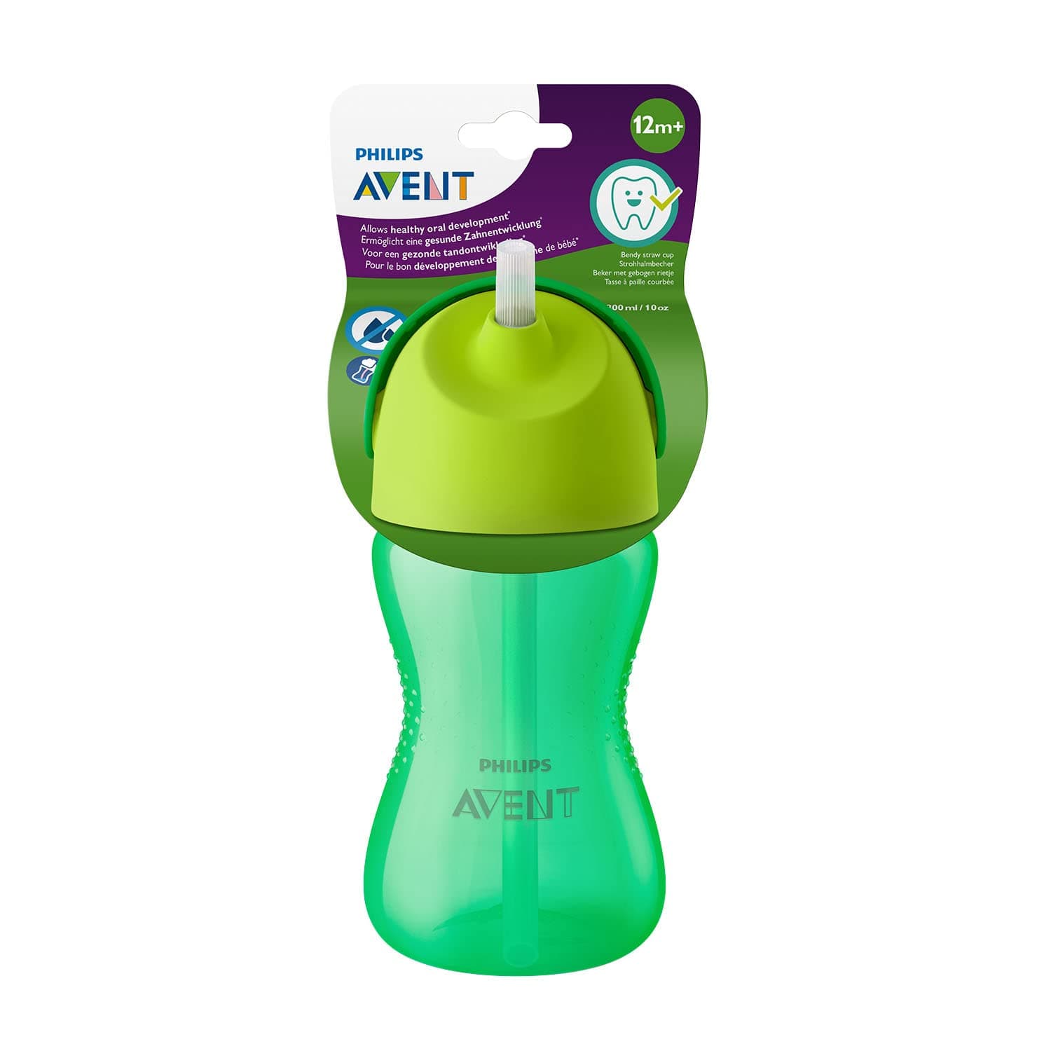 Philips AVENT SCF798/01 Strohhalmbecher, aus Silikon, grün Angebot bei HelloDeals
