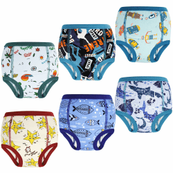 MOEMOE BABY Töpfchen Trainingshose 6 Stück Baby Trainingshosen Töpfchen Unterwäsche Kinder für Jungen 4 Jahre 4 Jahre Blau(6 Stück) Angebot bei HelloDeals