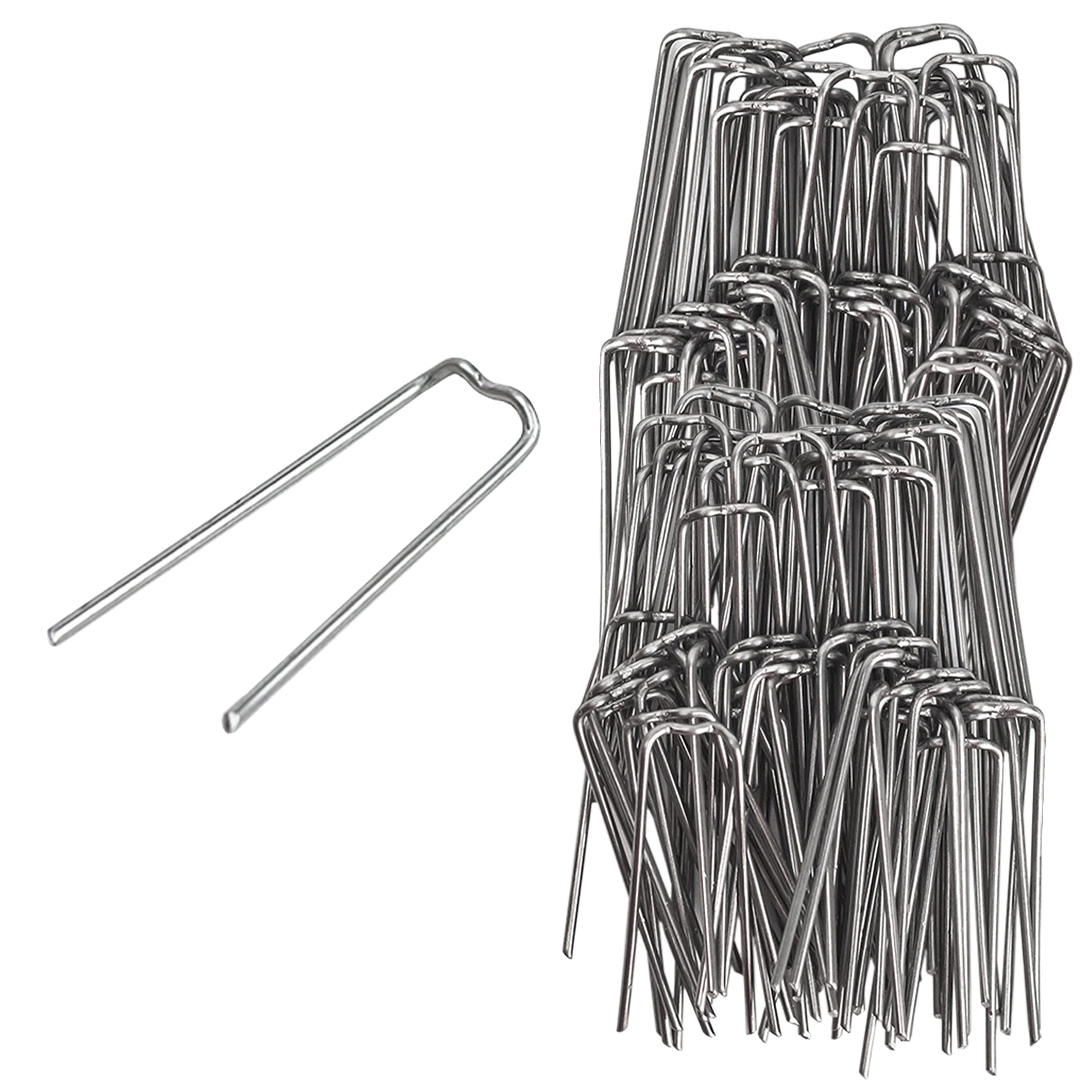 Patenthaften im Set - Verschiedene Größen - Krampen Kranznadeln Haften Steckklammern Patenthafte für Kränze Römerhaften für den Garten (17 x 35 mm 50 Stück) Angebot bei HelloDeals