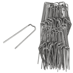 Patenthaften im Set - Verschiedene Größen - Krampen Kranznadeln Haften Steckklammern Patenthafte für Kränze Römerhaften für den Garten (17 x 35 mm 50 Stück) Angebot bei HelloDeals