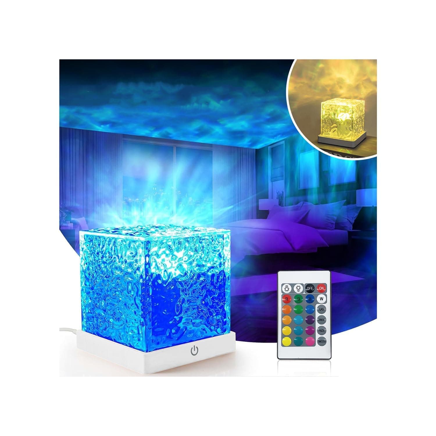 The Three Musketeers Ocean Lamp, Sternenhimmel Projektor Kinder Lavalampe Nachtlicht Kinder, Zimmer Deko Gaming Led Room Decor Frauen&MäDchen&Junge Geschenke Weihnachtsgeschenke, 16 Lichteffekte Angebot bei HelloDeals