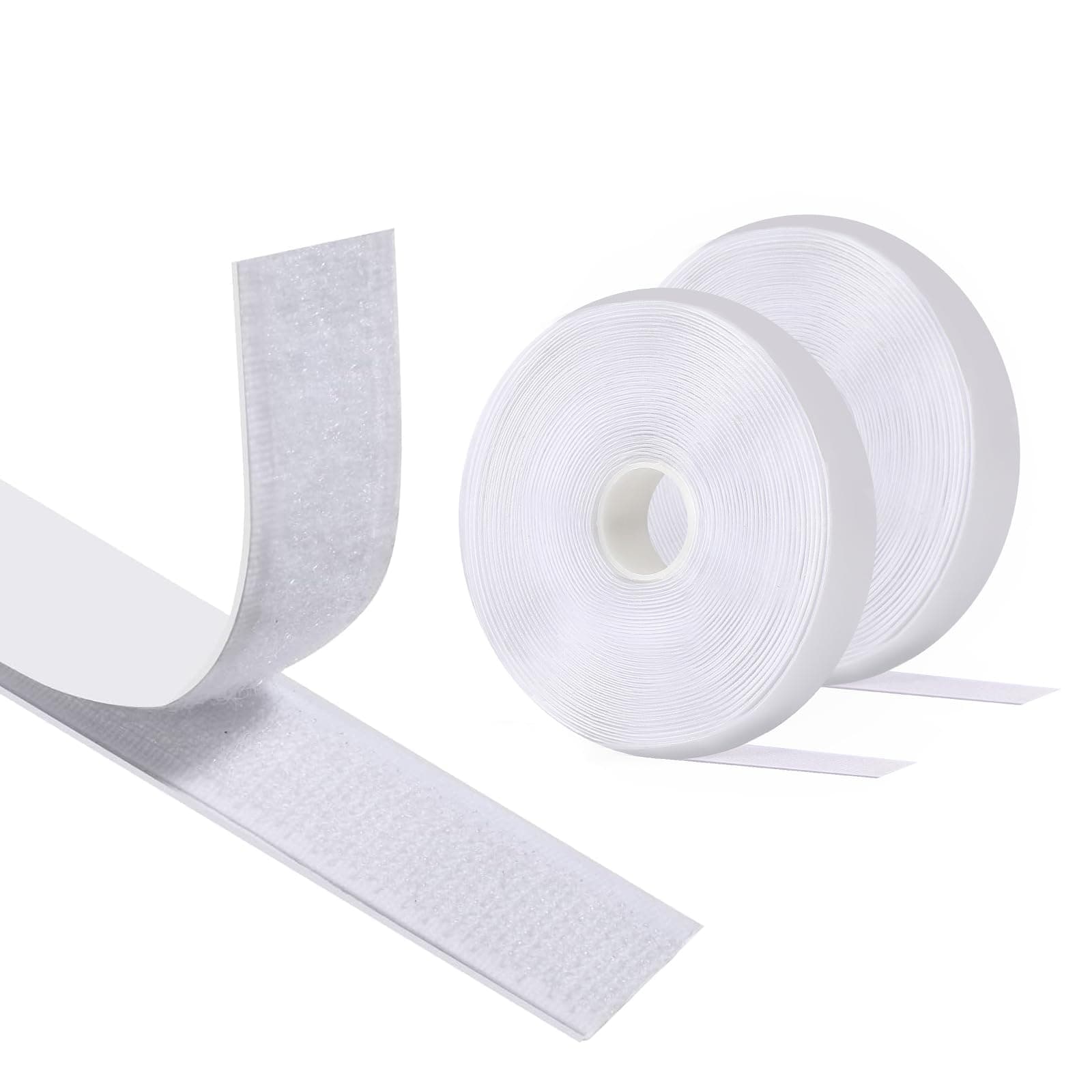 Vinabo 5m X 20mm Klettband Selbstklebend Extra Stark, Selbstklebendes Klettband, Klettverschluss Zum Kleben, Klettverschluss Selbstklebend FüR Stoff (Weiß) Weiß 5M x 20mm Angebot bei HelloDeals