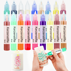 Scentoria 18 Wachsstifte für Kerzen und Keramik Bemalen, Kerzen Selber Machen Set 18x15 ml, Kerzenstifte zum Verzieren (Perlglanz D) 18x15ml Kerzenstifte Perlmuttfarben Angebot bei HelloDeals