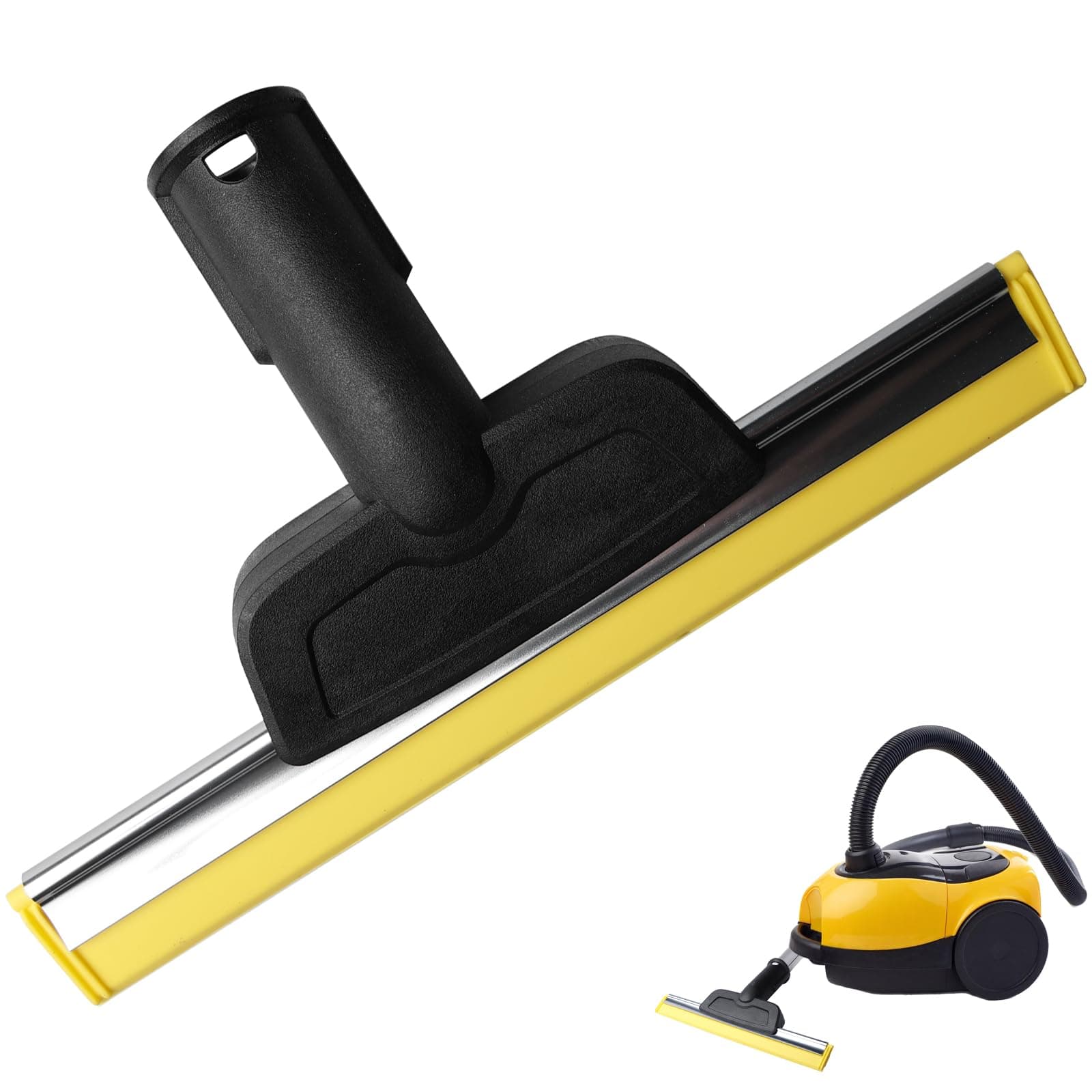 Fensterdüse für Kärcher Dampfreiniger, Dampfreiniger Zubehör für Kärcher SC1 SC2 SC3 SC4 SC5 SC7, Fensterabzieher Streifenfreie Reinigung von Spiegel Glas Fliesen Fenstern(Gelb) Angebot bei HelloDeals