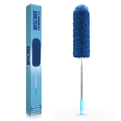 Premium Teleskop Staubwedel I Mikrofaser waschbar I Teleskop Stange extra lang 40-280 cm I Spinnenwebenentferner I Staubfänger ausziehbar I Staubbesen I Dust Cleaner Angebot bei HelloDeals