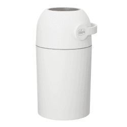 Chicco Windeleimer Odour Off, geruchsdichtes System, platzsparender Baby Windeleimer mit Deckel, einfach zu benutzen und zu reinigen, Ohne Nachfüllkassetten, funktioniert mit herkömmlichen Tüten Weiß M - Bis zu 25 Windeln Angebot bei HelloDeals