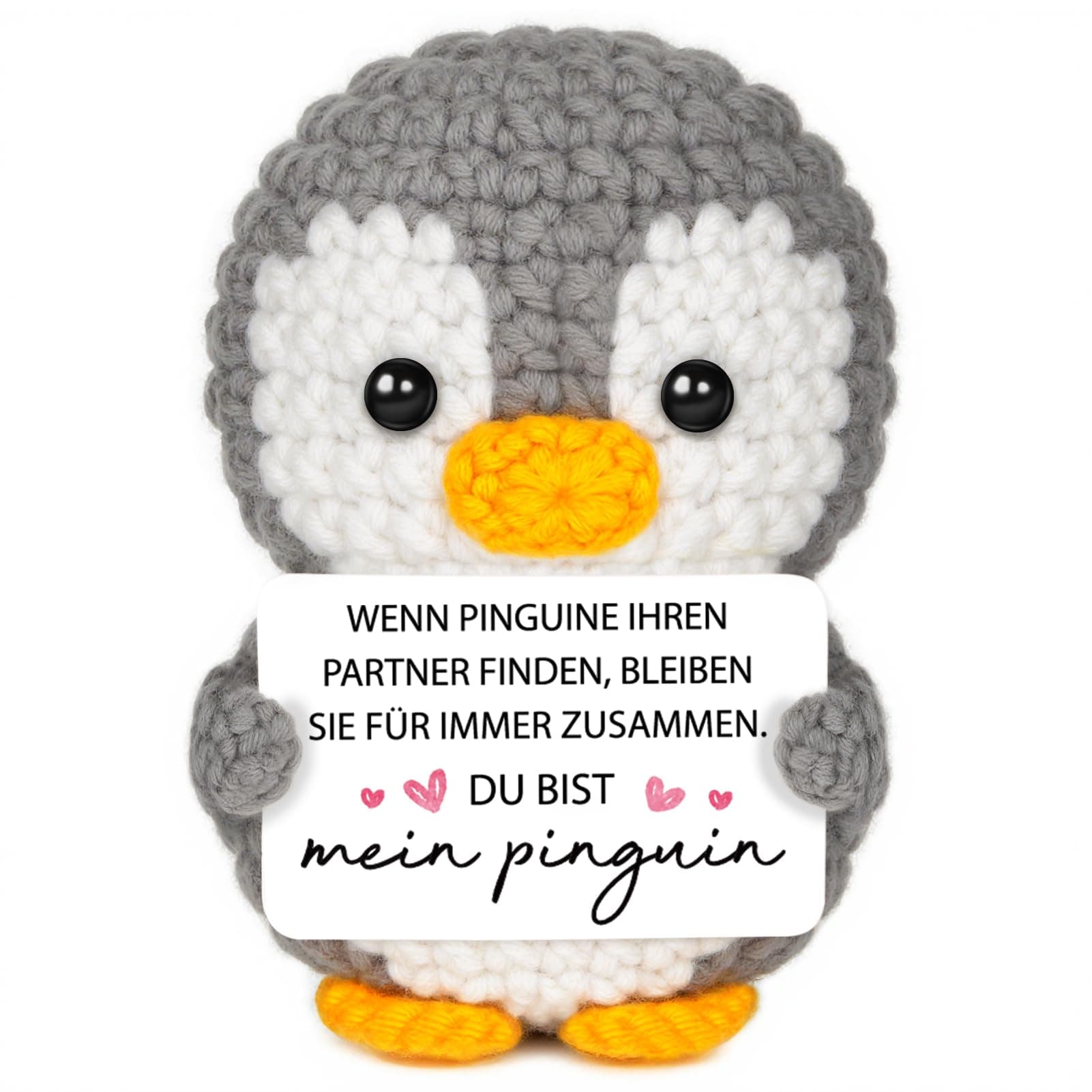 Jahrestag Geschenk für Ihn Sie, Partner Geschenke, Mini Pinguin Ich Liebe Dich Geschenke, Hochzeitstaggeschenke für Männer Frauen, Geschenk für Freundin Freund, Pocket Hug Pinguin Pinguin – Paar A Angebot bei HelloDeals
