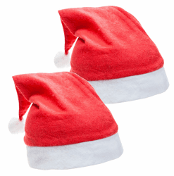 TK Gruppe Timo Klingler 2er Weihnachtsmütze Nikolausmütze Mütze Weihnachten Nikolaus rot für Erwachsene & Kinder - Weihnachtsfeier Weihnachtsmarkt 2x (Erwachsene) Angebot bei HelloDeals