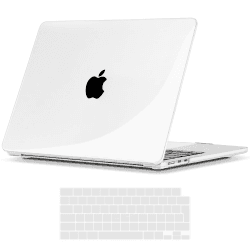 TECOOL Hülle Kompatibel mit MacBook Air M4 M3 M2 13.6 Zoll 2022 2024 2025 (A3240 A3113 A2681), Ultradünne Schutzhülle Transparent Case mit Tastaturschutz (EU Layout), Kristallklar 2022-2025 Air 13.6" M4 M3 M2 (A3240/A3113/A2681) Kristallklar Angebot bei HelloDeals