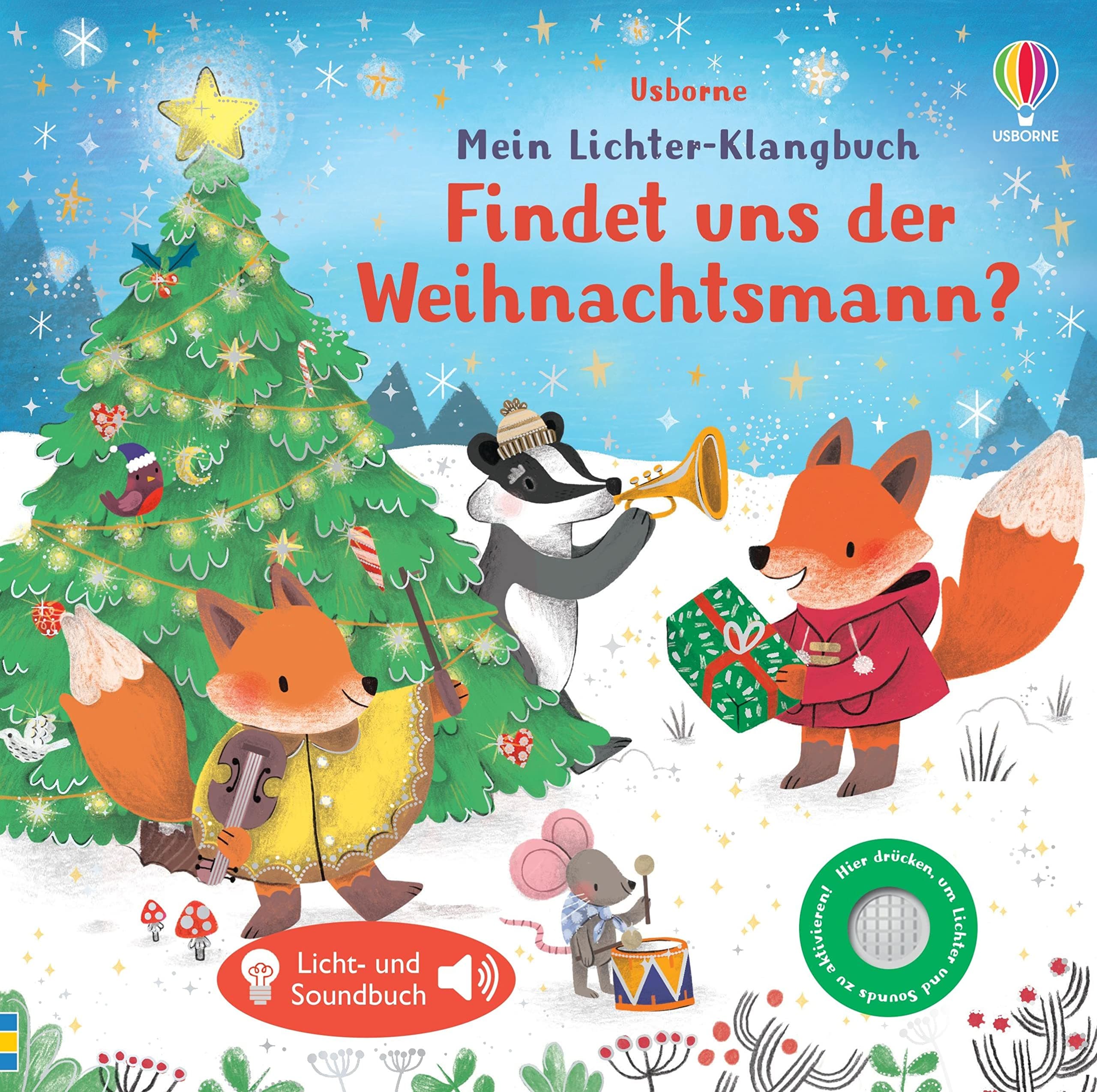 Mein Lichter-Klangbuch: Findet uns der Weihnachtsmann?: weihnachtliches Soundbuch mit Lichtern auf jeder Doppelseite – ab 6 Monaten (Meine Lichter-Klangbücher) Angebot bei HelloDeals