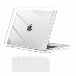 MOSISO Kompatibel mit MacBook Air 13 Zoll Hülle M4 M3 M2 2025 2024 2023 2022, Hartschale für MacBook Air 13,6 Zoll Hülle A3240 A3113 A2681 Liquid Retina Display&Tastaturabdeckung, Transparent Angebot bei HelloDeals