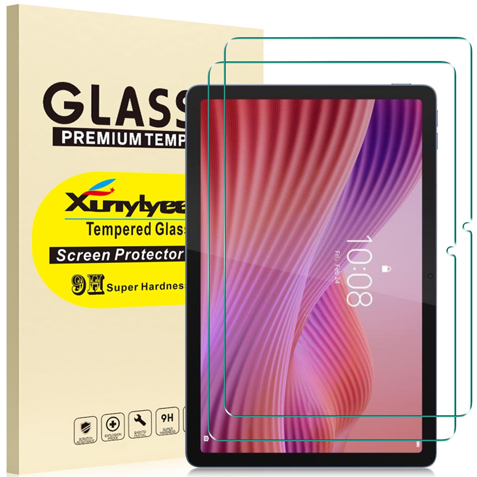 2-Stück, Panzer Schutz Glas für Lenovo Tab 10.1 Zoll 2025 TB-311FU Schutzfolie [232 * 151mm/ 9,13 * 5,95 Zoll] Transparent Lenovo Tab 2025 10.1 Zoll TB-311FU Angebot bei HelloDeals