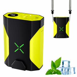 Tragbarer Ventilator,Taillen Clip Ventilator, Mini USB Ventilator,100 Geschwindigkeiten,4500 mAh Batteriebetrieb Kühlventilator,Gürtelventilator mit Clip für draußen,auf Reisen,Geschenke für Männer Angebot bei HelloDeals