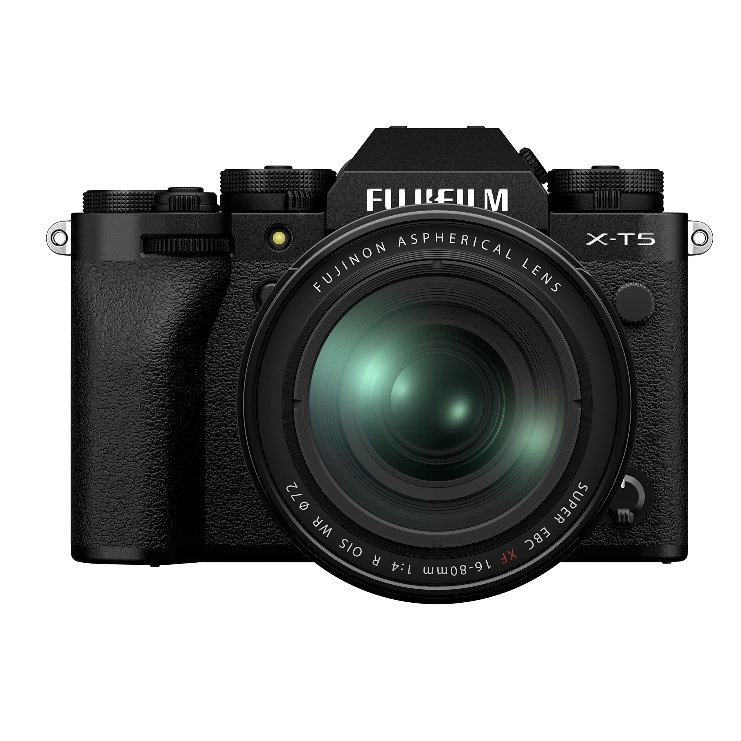Fujifilm X-T5 schwarz, FUJINON XF16-80mmF4 R OIS WR Objektiv Kit Schwarz XF16-80mm Kit (mit USB-C) Angebot bei HelloDeals