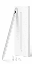 Stylus Stift für iPad 2018-2025 mit USB-C Schnellladeleistung, Palm Rejection und Neigungssensitivität Pencil für ipad 11/10/9/8/7/6, iPad Mini 7/6/5, iPad Air M3/M2/5/4/3, IPad Pro M5/4 13"/12.9″/11″ weiß Angebot bei HelloDeals