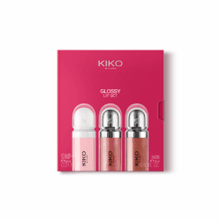 KIKO Milano Glossy Lip Set, Make-Up-Set: 2 Feuchtigkeitsspendende Lipglosse Und 1 Perfektionierende Lippencreme Angebot bei HelloDeals
