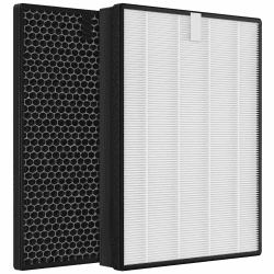FY2420/30 FY2422/30 Ersatzfilter kompatibel mit Philips Luftreiniger AC2882, AC2887, AC2889, AC3829, 2000er und 3000er Serie, Enthalten 1 HEPA Filter und 1 Aktivkohlefilter Angebot bei HelloDeals