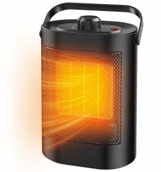 Heizlüfter Energiesparend,1500W PTC Keramik Heizung Elektrisch,3-Stufen-Modus, Überhitzungs- & Kippschutz,Tragbarer Elektroheizung für Räume Schlafzimmer Büros [A Energieeinsparung] Angebot bei HelloDeals