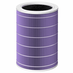 Ersatzfilter kompatibel mit Xiaomi Mi Luftreiniger 2, 2H, 2S, 3, 3H, 3C, Pro (H13 Grade HEPA-Filter und Aktivkohlefilter) Lila Angebot bei HelloDeals