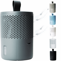 AbsoDry Luftentfeuchter ohne Strom bis 25m² - Inklusive Nachfüllpack - Aus recyceltem Kunststoff - Raumentfeuchter für Wohnzimmer, Badezimmer, Keller - Entfeuchter Wohnung - Dehumidifier - Grau Angebot bei HelloDeals