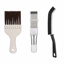 Lamellenkamm, 3 Stück Kondensator Kamm Trockner Edelstahl Trockner ReinigungsbüRste Klimaanlage Kamm Klimaanlage Kondensator Flosse Kamm für Reinigen Klimaanlagen Kühlschränke Angebot bei HelloDeals