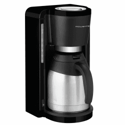 Rowenta CT3818 Filterkaffeemaschine Adagio Milano, Edelstahl- Thermokanne, 10-15 Tassen, Fassungsvermögen 1,25 L, Automatische Abschaltung, 730W-870W, 26 x 21 x 36.5 cm, Schwarz Angebot bei HelloDeals