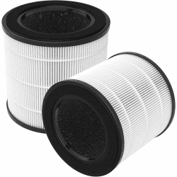 2 Stück Ersatzteile Kompatibel mit Philips Luftreinigern der Serie 800 AC0850/11, AC0830/10, AC0820/30, AC0820/10, AC0819/10, 3-in-1 Patronen mit H13 HEPA-Filter, Aktivkohlefilter und Vorfilter Angebot bei HelloDeals