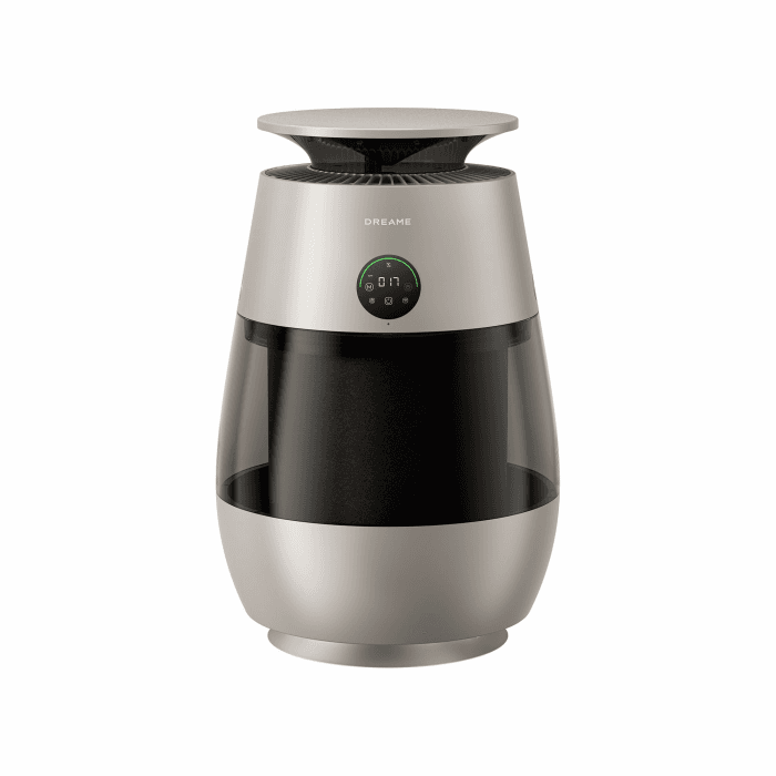 DREAME Haustier-Luftreiniger AP10, 360°-Luft-Unterdruck-Rückführungssystem mit fünfstufiger Reinigung. Transparenter Behälter, geschwungene Oberseite und LED-/Beleuchtung mit App-Steuerung Angebot bei HelloDeals