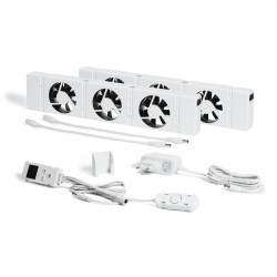 SpeedComfort Heizkörper Ventilator mit Control Sensor - Duo-Set (2X) - Bis zu 22% Energieeinsparung - Heizungsventilator Wärmepumpen-geeignet - Mehrere Geschwindigkeiten - Flüsterleise Angebot bei HelloDeals