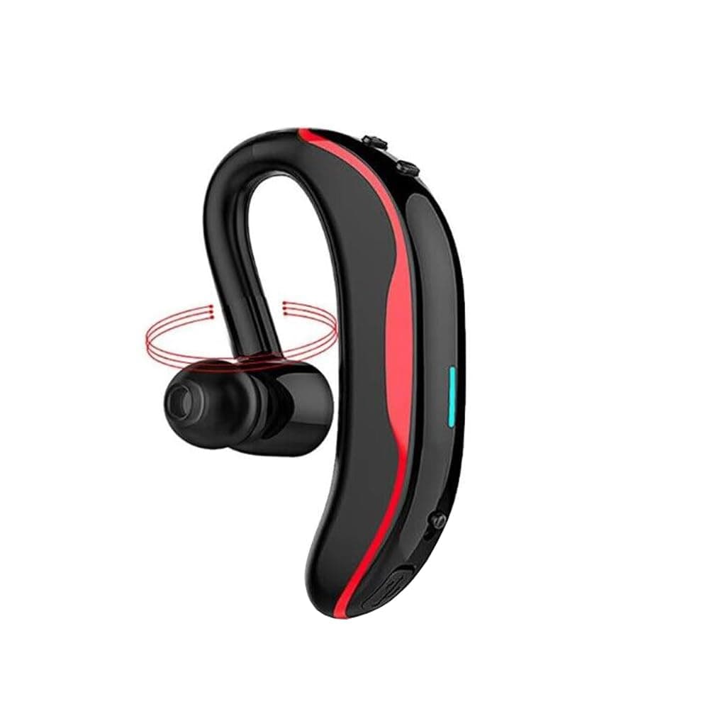 SLuB Bluetooth Headset Bluetooth 5.4 Wireless Headset In-Ear Single Ear Hochwertiges Eingebautes Mikrofon 180°Rotation Linkes und rechtes Ohr Universal Ultra Long Standby(Rot) Angebot bei HelloDeals