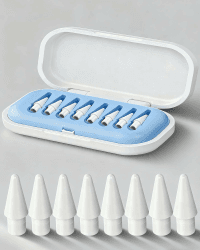 8 Stück Spitzen für Apple Pencil 2. Generation/ 1. Generation/USB C/Pro Pencil Tipps, Hochempfindliche Ersatzspitzen Spitze für Apple Pencil (Blau-8 Stück) Angebot bei HelloDeals