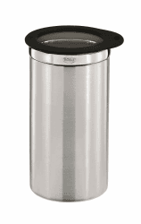 RÖSLE Kaffeedose mit Frischhaltedeckel, Hochwertige Dose zum Aufbewahren von 500 g Kaffee oder anderen Lebensmitteln, Edelstahl 18/10, spülmaschinengeeignet, 10 cm, Schwarz Höhe 20 cm Ø 10 cm Angebot bei HelloDeals