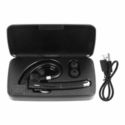 Bluetooth-Ohrhörer, Geräuschunterdrückendes Kabelloses Freisprech-Headset, Digitales Power-Display, Fahr-Headset Mit Ladeetui Zum Fahren Angebot bei HelloDeals