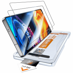 LK für Samsung Galaxy S25 Ultra Panzer Schutz Glas, Full Screen [Auto-Installation] HD Schutzfolie [9H TOP Härte] Stoßfest Kratzfest Anti-Öl Anti-Bläschen, Unterstützt Fingerabdruck-ID, 2 Stück Transparent S25 Ultra Angebot bei HelloDeals