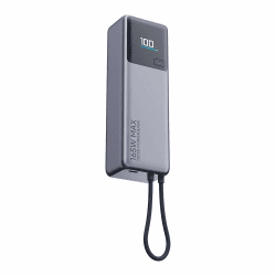Xiaomi 165W Power Bank 10000mAh, Super Schnellladung|3 USB-C Ports for Multi-Device Charging Power, 120W PD3.0|Kompatibel mit Laptop, for iPhone 16, MacBook, Xiaomi, Samsung, Pixel 9 and More Cool Gray 10000mAh Angebot bei HelloDeals