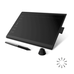 HUION Inspiroy H1060P Zeichentablett mit 8192 Druckempfindlichem, Batterielosem Stift und 12 Benutzerdefinierten Hot Keys, 10 x 6,25 Zoll Grafiktablett zum Zeichnen, Schreiben, Entwerfen, Unterrichten Angebot bei HelloDeals