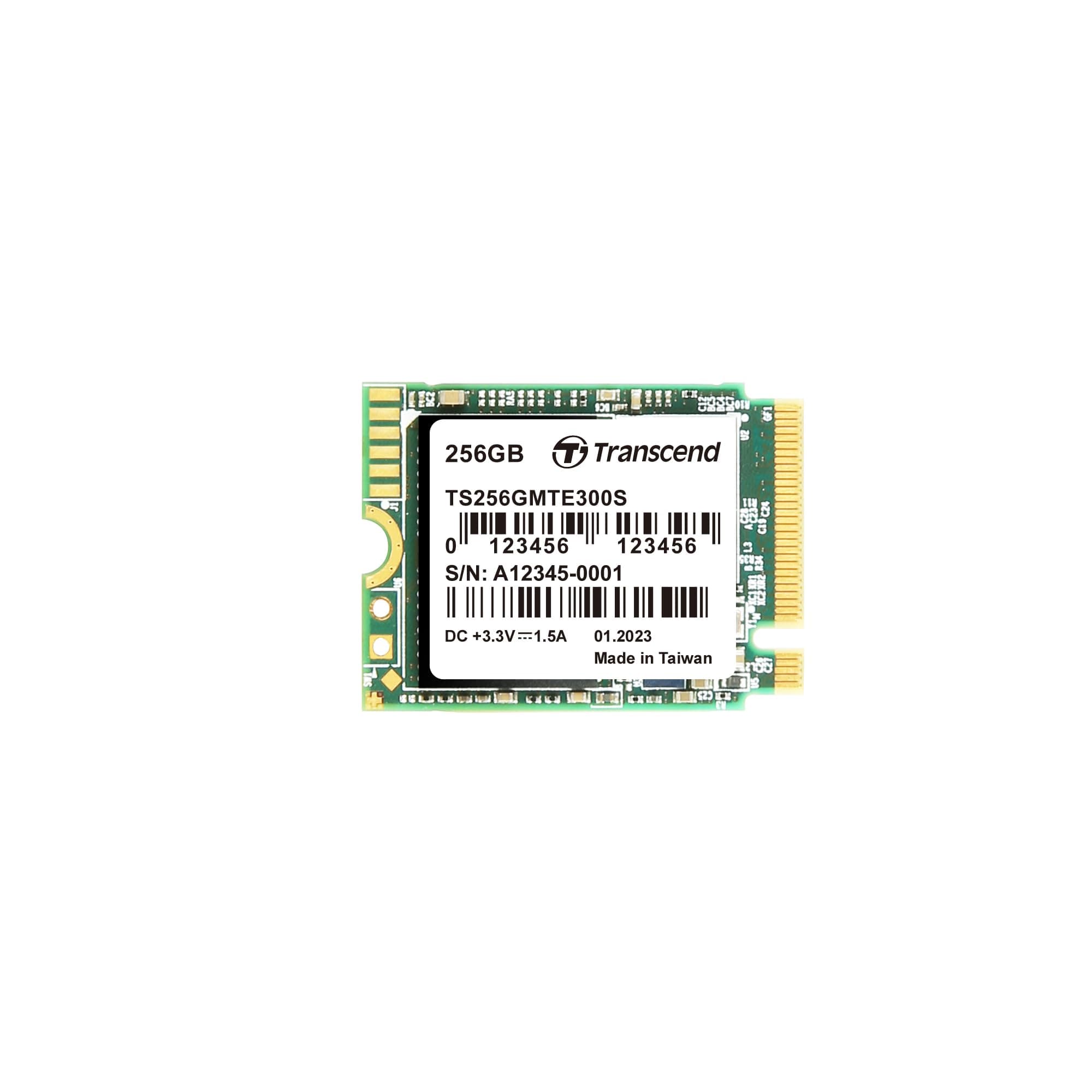 Transcend 256GB M.2 2230 NVMe PCIe Gen3 x4 interne SSD, Solid State Drive, 3D NAND Flash TLC, (Lesen/Schreiben - bis zu 2.900/2.650 MB/s) 5 Jahre Garantie - TS256GMTE300S 256 GB Angebot bei HelloDeals