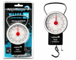 Angel-Berger Waage mit Maßband Hängewaage Anglerwaage Angebot bei HelloDeals