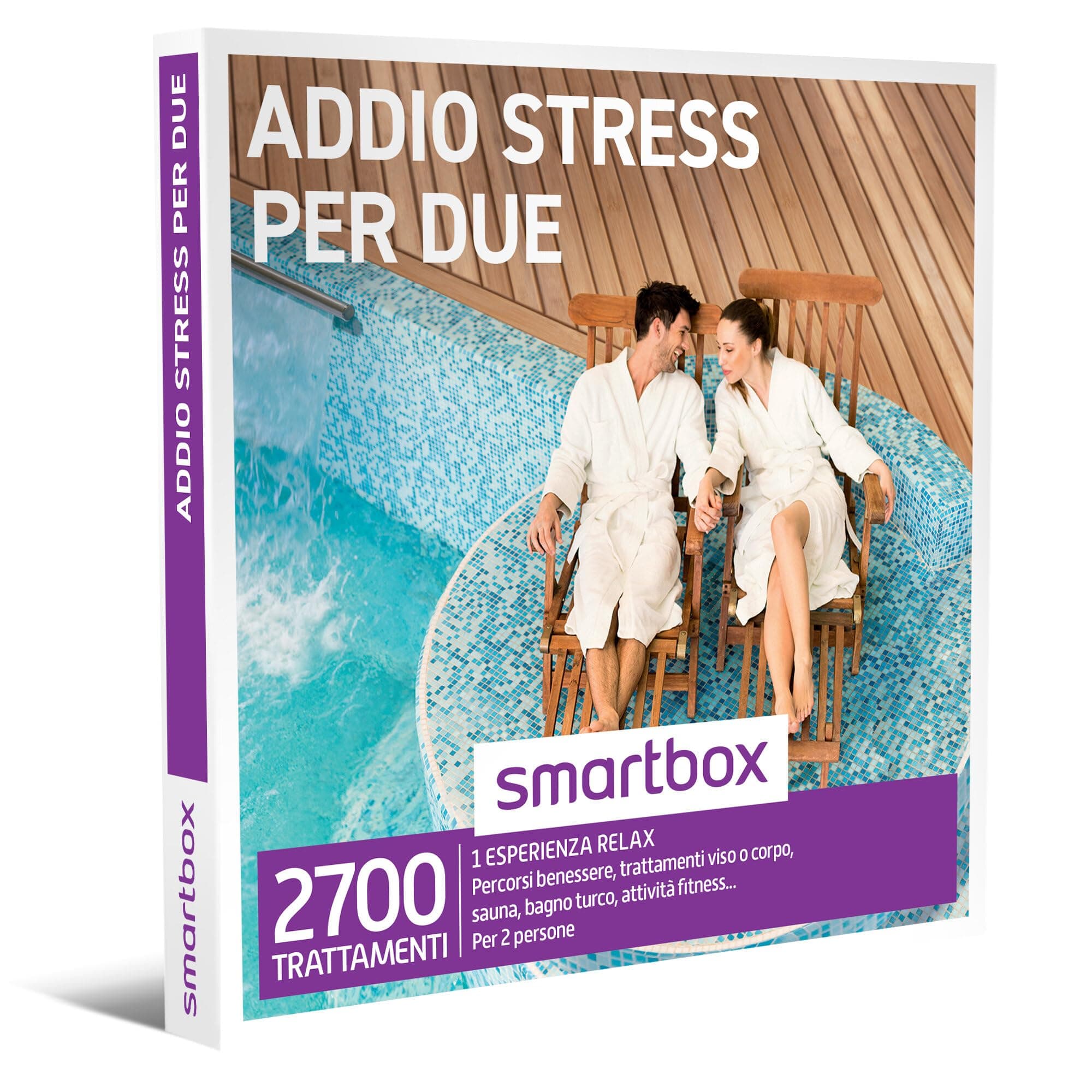 Smartbox - Geschenkbox für Damen oder Herren - Abschied von Stress für Zwei - originelle Geschenkideen - 1 Entspannungserlebnis für 2 Personen Angebot bei HelloDeals