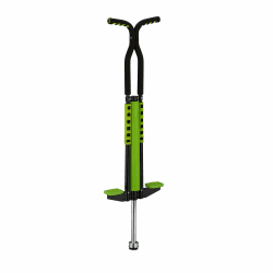 Relaxdays Pogo Stick, für Kinder, Springstock bis 60 kg, gepolststert, Sprungstab Outdoor, rutschfest, Edelstahl, grün Angebot bei HelloDeals